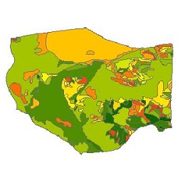 نقشه زمین شناسی شهرستان آران و بیدگل