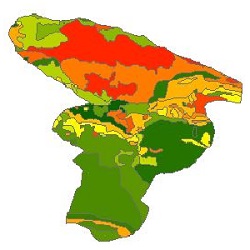 نقشه ی زمین شناسی شهرستان ساوجبلاغ