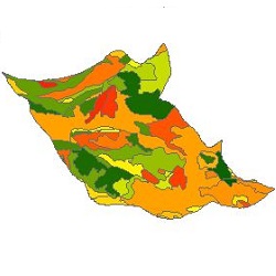 نقشه ی زمین شناسی شهرستان رودبار